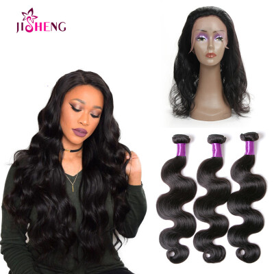 

SQ Hair 360 Frontal With Bundles Malaysian Body Wave With 360 Lace Frontal With Bundle With Baby Hair