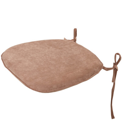 

Nobildonna Solid 45*43cm Memory Foam Chair Pad with Ties Kitchen Dining Home Decor Office Chair Seat Pads Cushion