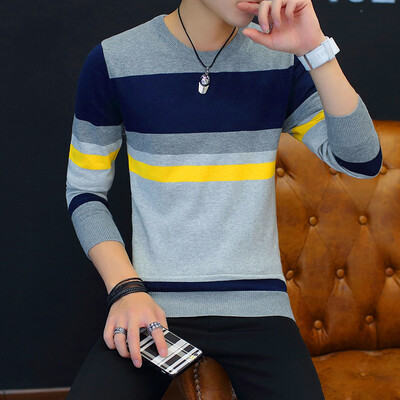 

2017 autumn and winter new men sweater casual sweater Slim as a gift for men