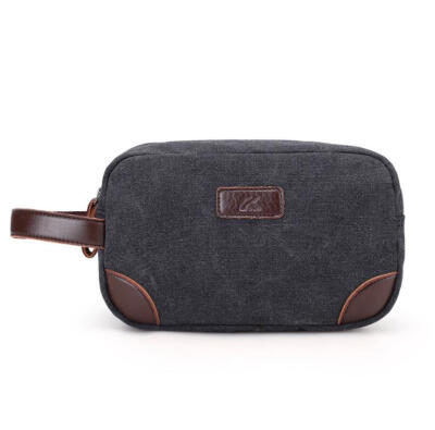 

The new casual boutique small square bag canvas wearable men and women hand bag bag hand carry purse wallet light fashion