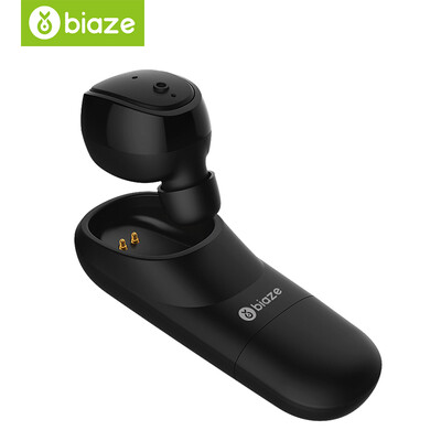

BIAZE беспроводного Bluetooth гарнитур мини-стелс компактного спортивного ухо Bluetooth 4.1 Универсальный магнитная зарядка Apple, Эндрюс D21 Black