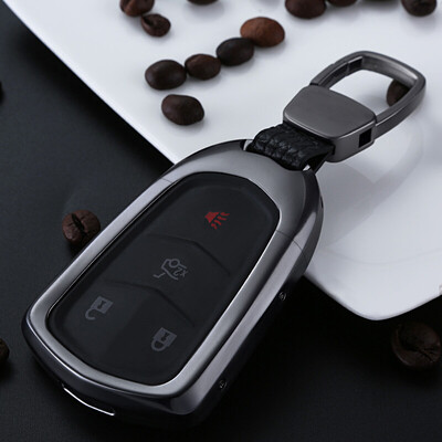 

Huacai Cadillac Key Bag Cadillac ATS-L CT6 XTS XT5 CTS SRX Car Key Shell Buckle Platinum Grey