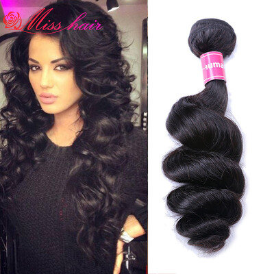 

Virgin Indian Hair Weave 3pcs Lot 100% Unprocessed Virgin Indian Loose Wave Hair Indian Loose Wave Human Hair Bundles
