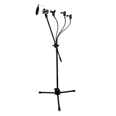 

Bole L03 Professional Stage Floor Tripod Microphone Microphone Bracket Retractable Sitting Speech Microphone Stand