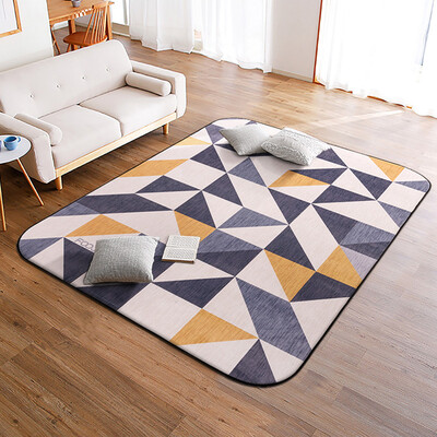 

FOOJO Coral Fleece Rug with Geometric Pattern 160230cm