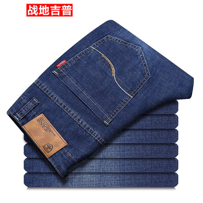 

Простые штаны для стильных брюк для мужчин Jeep Jeans Men Straight Slim Stretch 17036Z5021 Blue 32