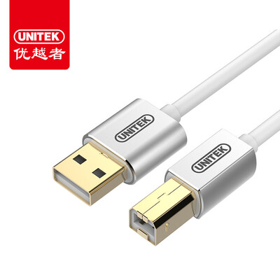 

Улучшенный человек (UNITEK) кабель принтера USB длиной 2 м плюс высокоскоростной USB кабель принтера HP Epson Компьютер Общая протяженность линии Y-C4001FSL