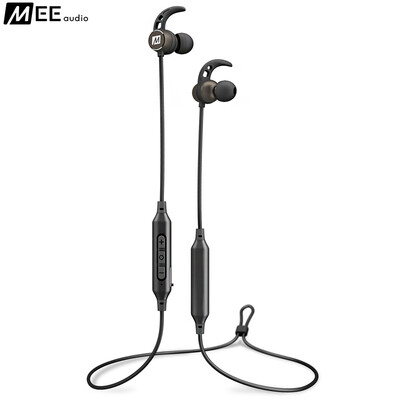 

MEELECTRONICS X5 магнитного движения беспроводной гарнитуры Bluetooth водопроводом бинауральных уха бас наушники поддержка Apple / проса / OPPO телефон черный