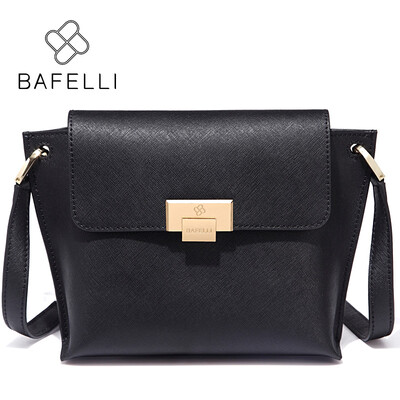 

BAFELLI new arrival women split leather hobos fashion hasp bolsa feminina red brown crossbody bags for women messenger bags