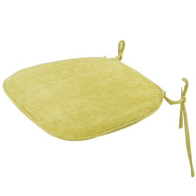 

Nobildonna Solid 4543cm Memory Foam Chair Pad with Ties Kitchen Dining Home Decor Office Chair Seat Pads Cushion