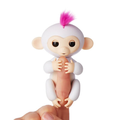 

Смазливая Fingerlings Роберт Baby Monkey Звук Finger Движение Вешалка Игрушка для подарков