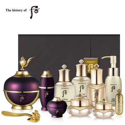 

After Whoo Huan Yan eye cream gift set of 10 sets of 125ml + 2g (also known as: After Whoo Huan Yan eye cream gift set of 10 sets of 161ml old and new random packaging) Eye Cream Gift Box