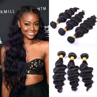 

Raw Virgin Indian Hair Loose deep Virgin Hair Bundle Deals 3Pcs Indian Loose deep Hair 7A Virgin Hair Bundles Cheap Weave Online