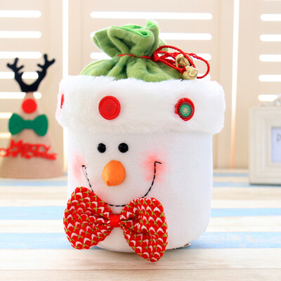 

5 цветов Рождественские подарки Сумки Нетканые материалы Санта-снеговик Candy Bag Bells Дети Украшение Party Favours Чехол Аксессуары