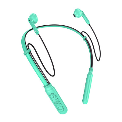 

Encore Baseus Encok neck-mounted Bluetooth headset S16 magnetic movement wireless headphones music neck hanging Apple Android mobile phone universal cyan