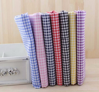 

7pcs 50 см x47cm-50cm простой тонкий лоскутное хлопка ткань цветочные серии одеяло обаяние четверти добби связке шитья