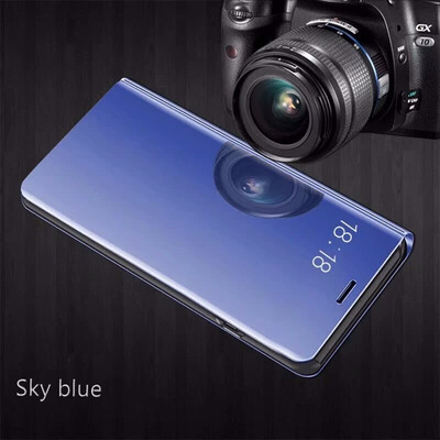 

Goowiiz Phone Case For OPPO A5A3SA3A35Find X Luxury Slim Mirror Flip Shell Stand Leather Smart Cover