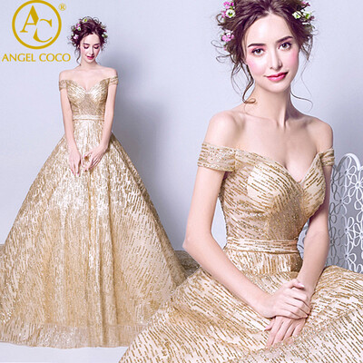 

Morocco Robe De Soiree V-neck Golden Evening Dress Party Elegant Long Prom Gown 2017 Dresses for gratuating date Abendkleider