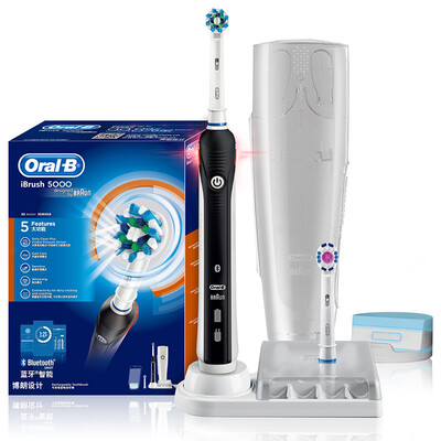 

Braun Oral-B 5000 iBrush 3D Bluetooth Электрическая зубная щётка (черный) D21.525.4XP
