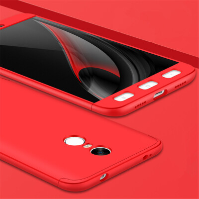 

3 in 1 Protection Case for Xiaomi Redmi 4X Slim Hard PC Cover for Redmi 4 2017 Free Glass Film