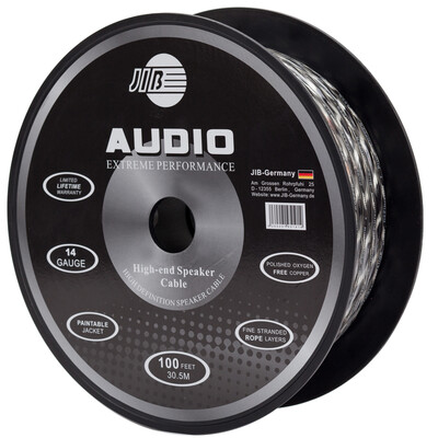 

JIB SP-014BW Germany Viper 22 Square Audio Wire Oxygen-free Copper Copper Speaker Wire DIY Signal Line Scatter Amplifier Receive Subwoofer Audio Cable Audio Cable 50 Meter
