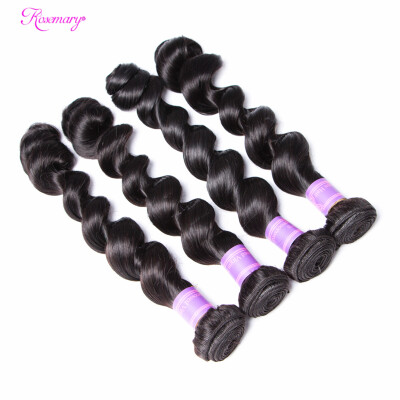 

Top Quality 7A Malaysian Loose Wave Wavy Human Hair Weaves Mink Malaysian Virgin Hair Loose Wave 4 Bundles Remy Hair Extensions