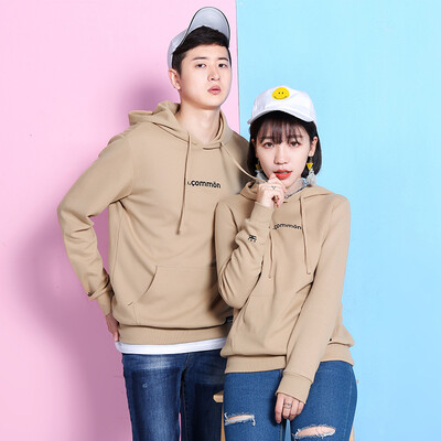 

Intercrew sweater female 2018 autumn new Korean version of the female letter from the drum printing hooded casual sweater female ICR3TH31M deep beige 110XXL