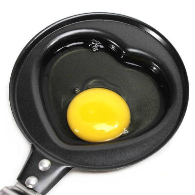 

Mini Fried Egg Pan Cook Fried Egg Pancake Stainless Steel Heart Mould Kitchen Tool 460849