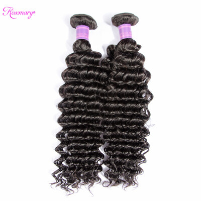 

Brazilian Deep Wave Hair Weaving 100 Human Hair Weave Bundles No-Remy Hair Natural Black Free Shipping 100gPiecelot