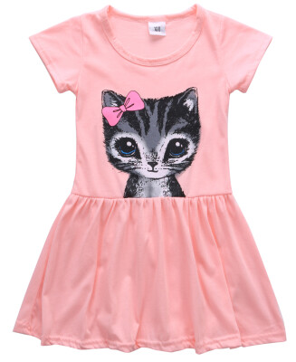 

Cute Cat Lovely Toddler Baby Girls Princess Dress Party Kids Tulle Tutu Dress