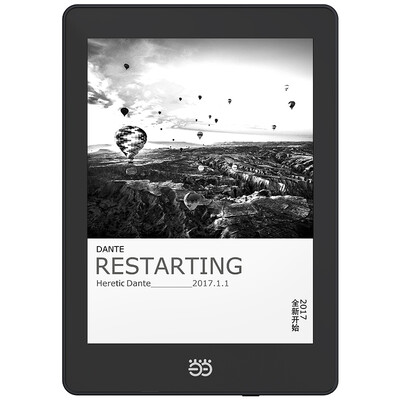 

Chinese Dangdang reader light e-book electronic paper 6-inch ink screen 300ppi flat-panel reader waterproof&anti-drop 33 reading light 8G