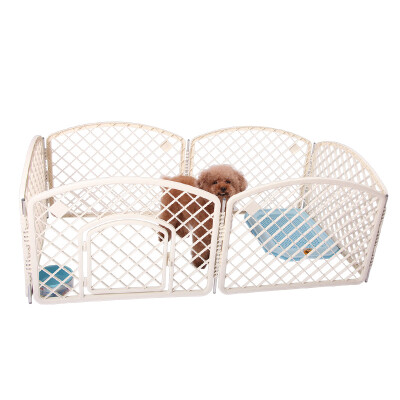 

Meal fence dog fence puppy training plastic fence pet fence dog dog fence large dog teddy safety door fence door bar milk white