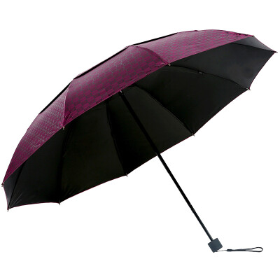 

Paradise umbrella to strengthen the double-layer breathable impact black plastic 30 umbrella 7841E purple