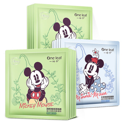 

A leaf of plant enzymes through moisturizing Disney limited edition mask sets of clear water