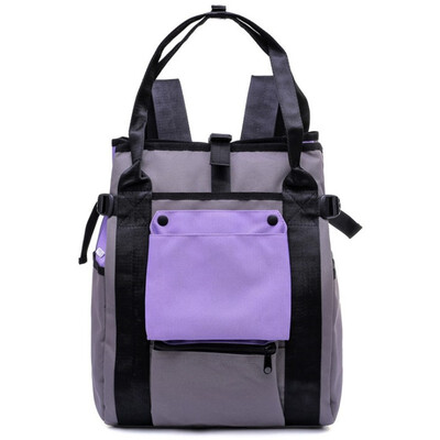 

University Student School Bags Waterproof Backpack Stitching Fashion New Teens Bolsas Travel laptop Bag Contrast Color Handbag