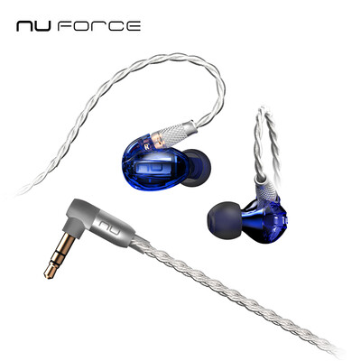

Xinzhi NuForce HEM1 moving iron unit hanging ear in-ear music noise prevention professional braided wire headset blue