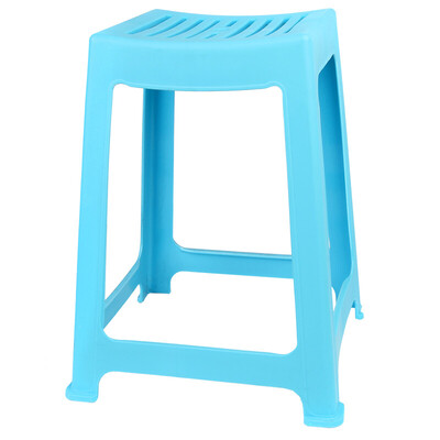 

Camellia plastic stool chair stripe 466cm high stool blue A0838P