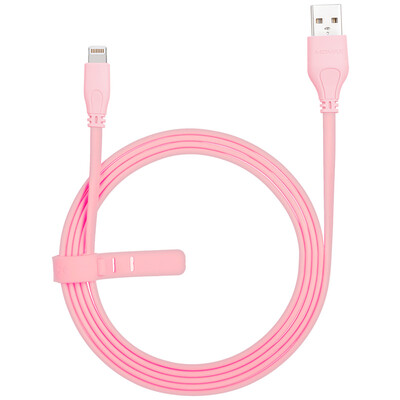 

MOMAX Apple MFI certification data line lighting charging line for iPhone8 76 6s plus X 5s SE cell phone 15 m pink