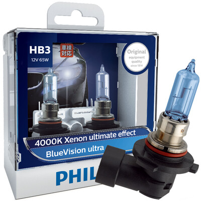 

Philips (Филипс) Обновление светло-голубой Звезда 9005 автомобильной фары колбы лампы высокого пучка ближнего света лампы цветовой температуры 4000K галогенной лампы 2 установлен