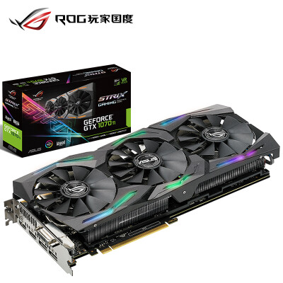 

Asus (ASUS) ROG-STRIX-GTX1070TI-A8G-GAMING 1607-1683MHz 8G / 8GHz GDDR5 PCI-E3.0 eat chicken graphics