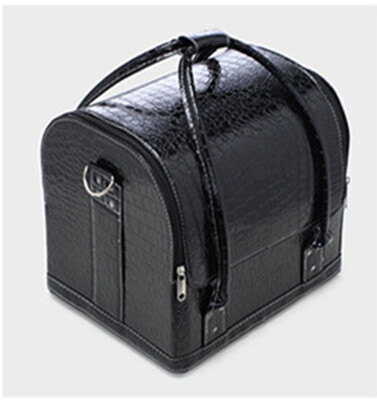 

Portable cosmetic bag large package bag shoulder handbag professional multi-layer skin care products cosmetic case