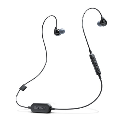 

Shure SE112-BT1 wireless bluetooth remote control call HiFi in-ear mobile phone headset black