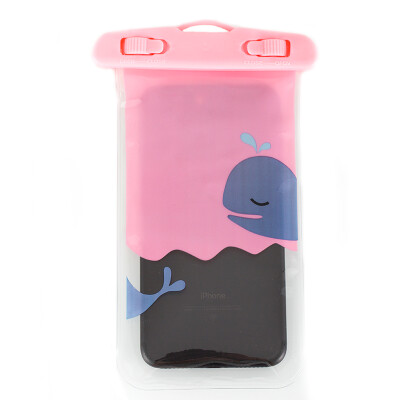 

C & C cell phone waterproof bag Apple 7 6plus diving suit universal swimming spa photo touch screen cute cartoon waterproof case 6s rain pink