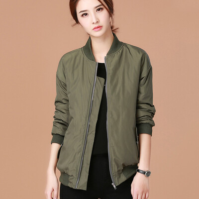 

City plus CIYPLUS 2017 autumn&winter new women&39s pilots cotton coat thick loose loose warm jacket CWWT179159 military green M