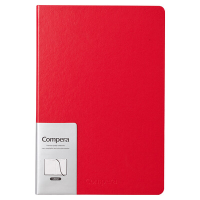 

Coix 114 A5 leather checkered notebook\diary\Notepad Compera time&space account book C8042 red
