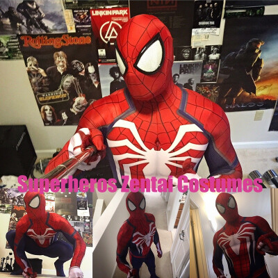 

Spiderman Suit 3D Print Spandex Games Spidey Cosplay Suit Halloween Cosplay Spider-man Costumes