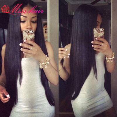 

Cheap Brazilian Hair 4 Bundles Straight Brazilian Virgin Hair Weave Bundles 7A Unprocessed Virgin Hair Human Hair Extensions