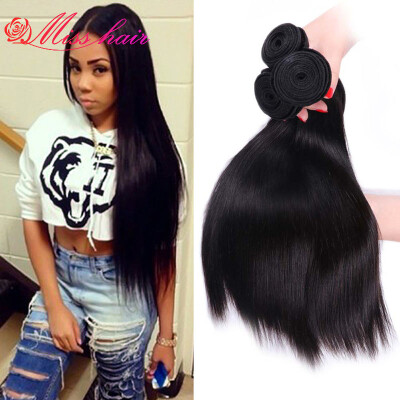 

Brazilian Straight Bundles 4 Bundle Brazilian Hair Weave Bundles Grade 7A Hair Brazilian Virgin Hair Straight Human Hair Bundles