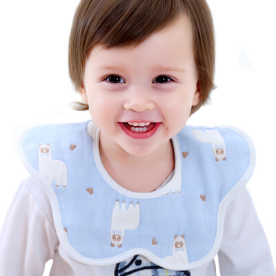 

Elephant baby elepbaby baby bib newborn saliva towel can rotate water baby rice pocket children gauze bib 3 loaded male treasure group