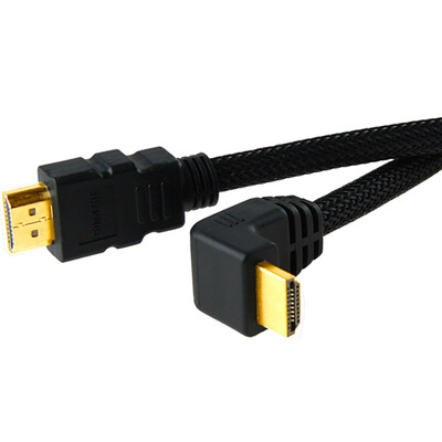 

Shanze (SAMZHE) HL-303 90 градусов HDMI цифровая линия высокой четкости 3D-функция ноутбук подключен дисплей / проектор телевизор телеприставка кабель 3 метра